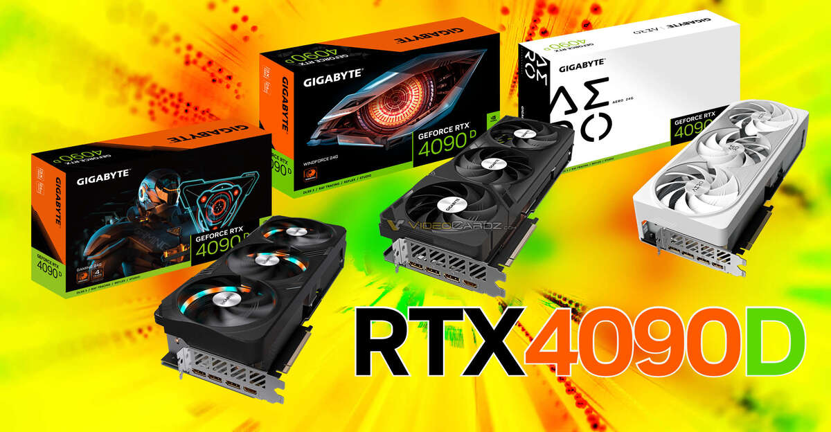 Gigabyte cho ra mắt thị trường 3 card GeForce RTX 4090D