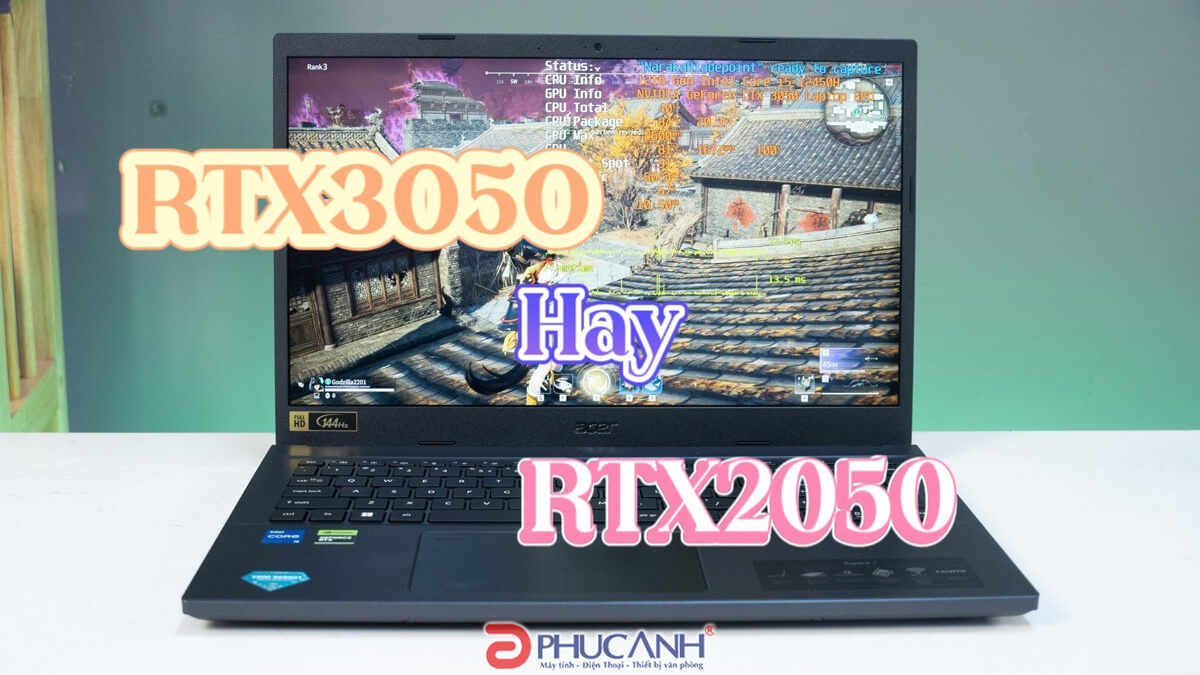 Review Card RTX 2050 và RTX 3050
