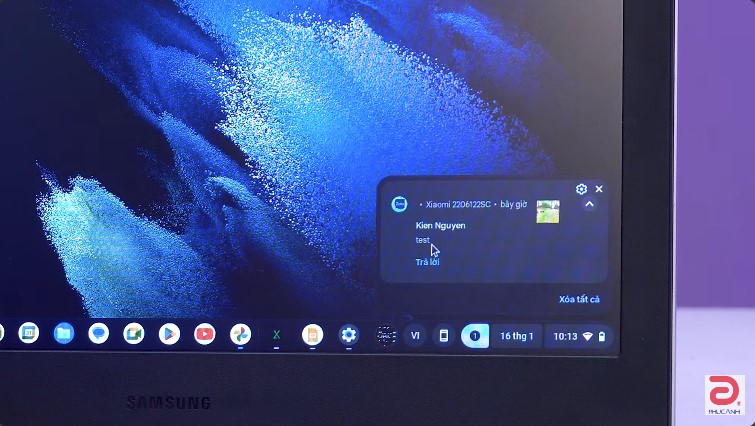 Những ưu điểm trên Samsung Galaxy Chromebook Go 