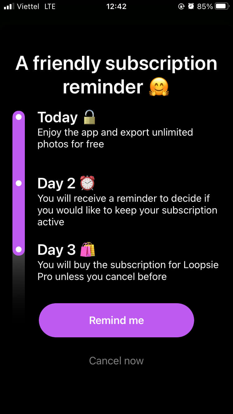 Cách đăng ký Loopsie Pro để sử dụng lâu dài