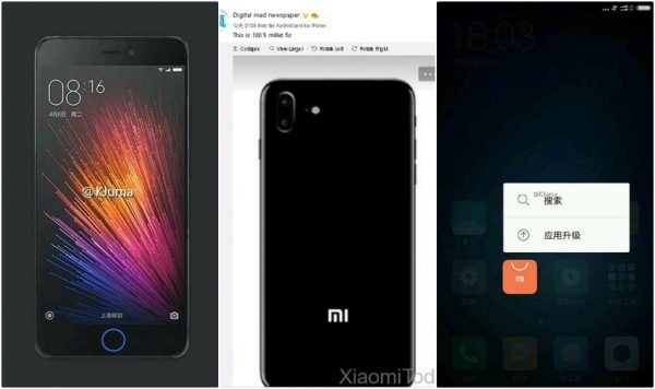 Xiaomi Mi 5S lộ diện về mặt thiết kế và những thông số kỹ thuật bất ngờ