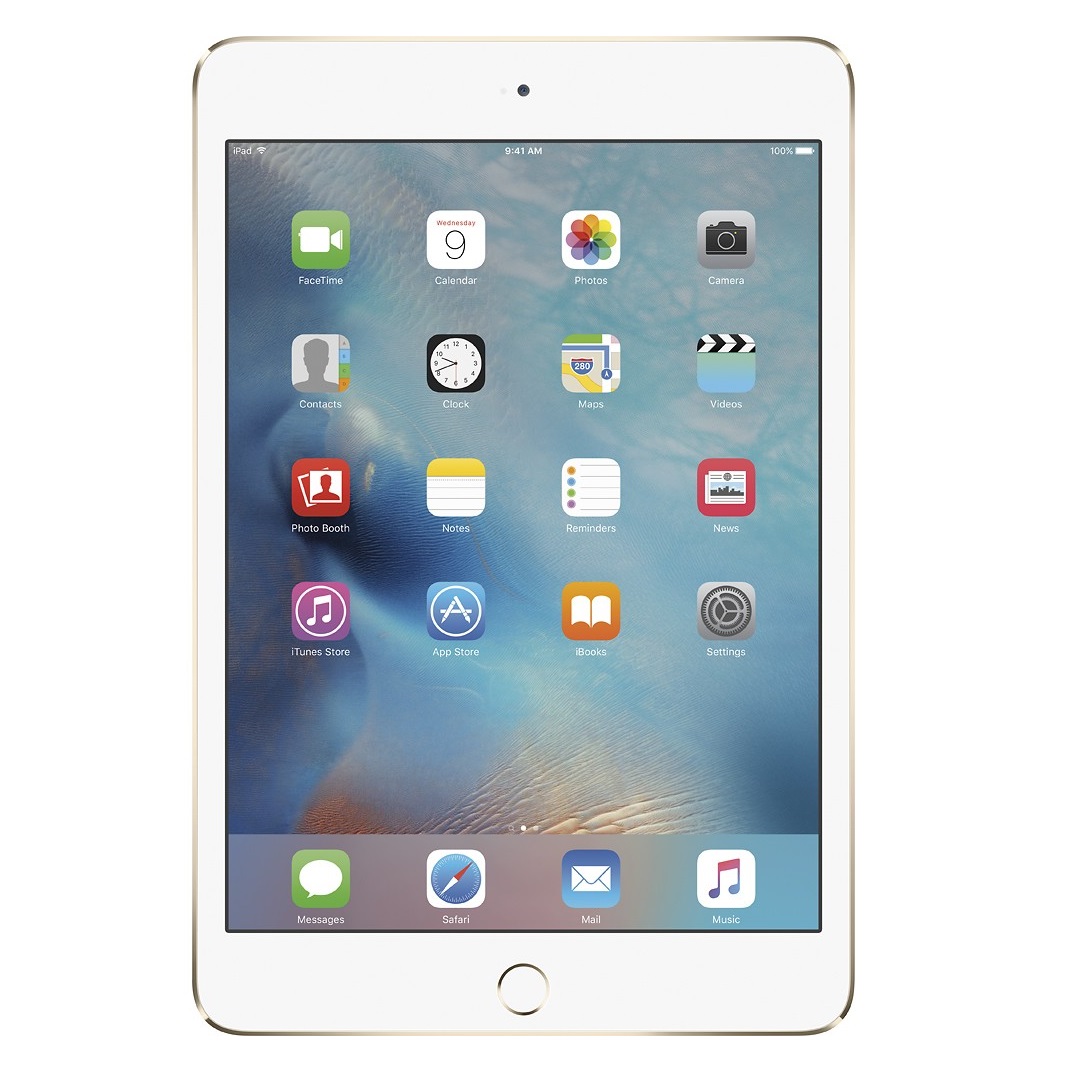 Apple iPad mini 4 Retina Cellular (Gold)- 16Gb