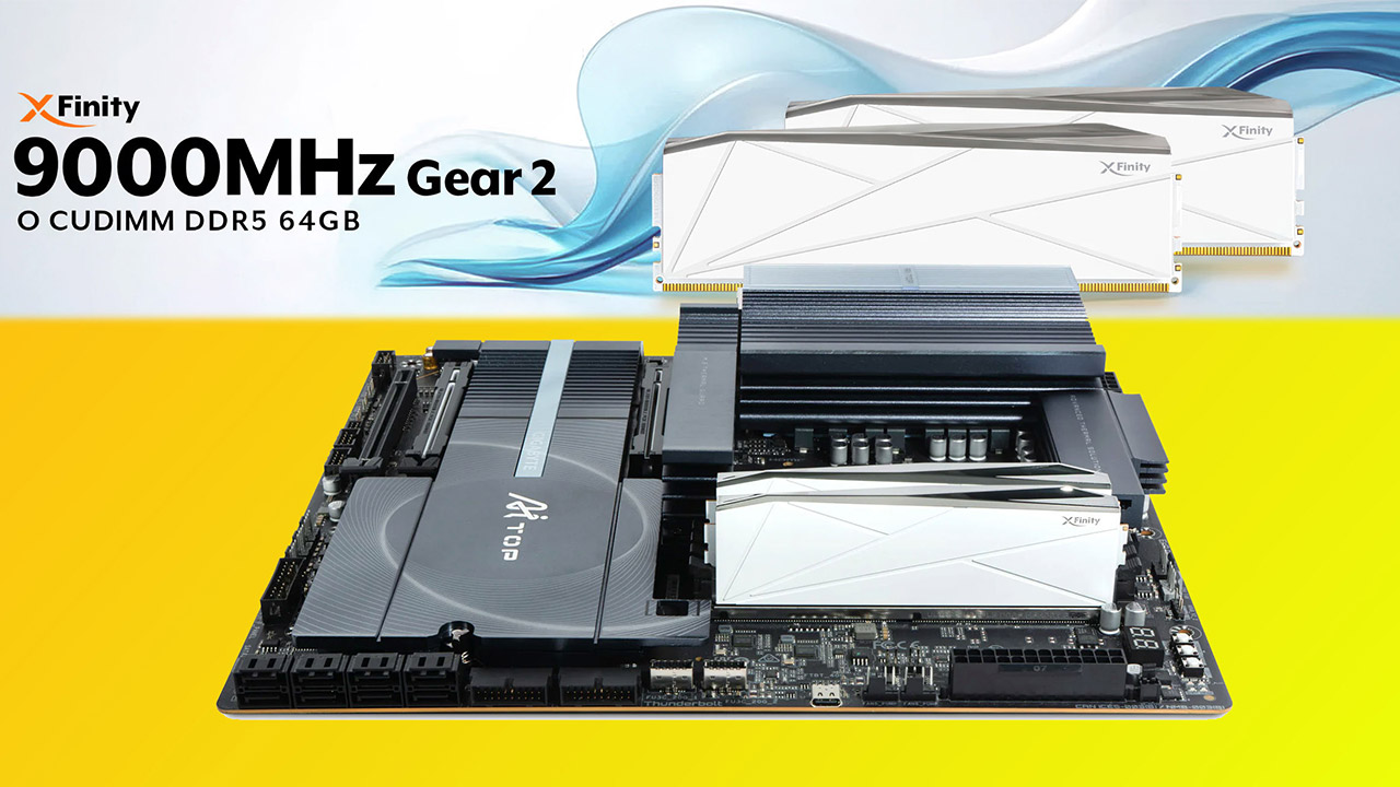 V-Color ra mắt bộ nhớ CUDIMM DDR5 32GBx2 đầu tiên lên đến 9000 MT/giây