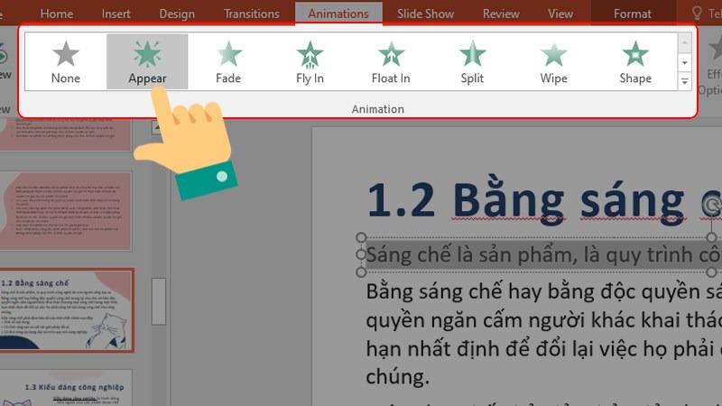 Thêm hiệu ứng animation vào PowerPoint cực đơn giản