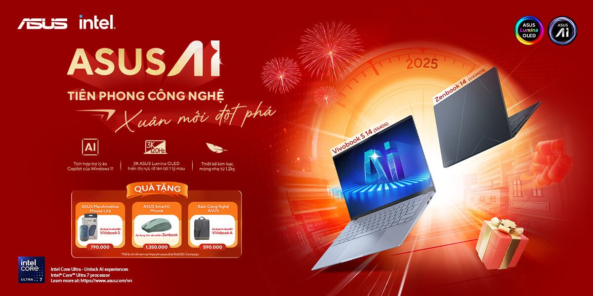 ASUS AI – Tiên phong công nghệ, xuân mới đột phá