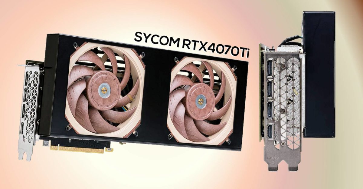 Sycom ra mắt GeForce RTX 4070 Ti Silent Master