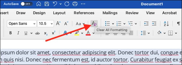 Cách xóa tất cả định dạng trong Microsoft Word