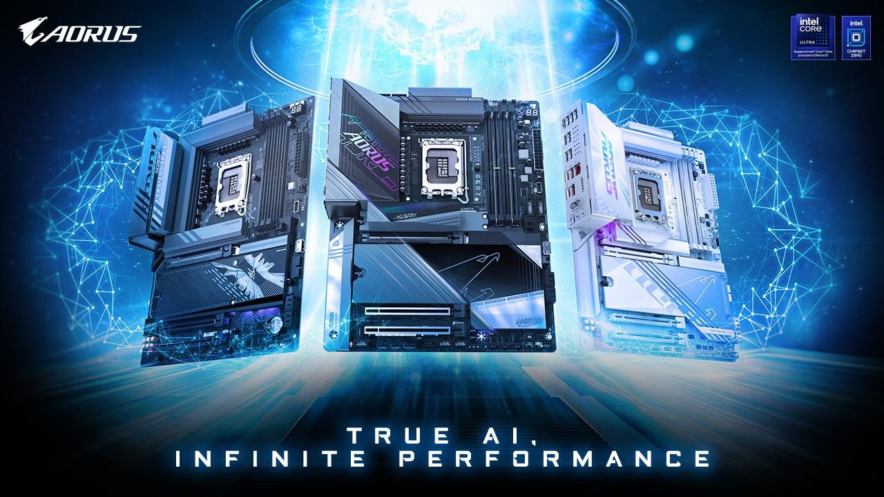 GIGABYTE ra mắt bo mạch chủ AORUS Z890 với công nghệ AI tăng cường dành cho dòng CPU Intel® Core™ Ultra mới nhất