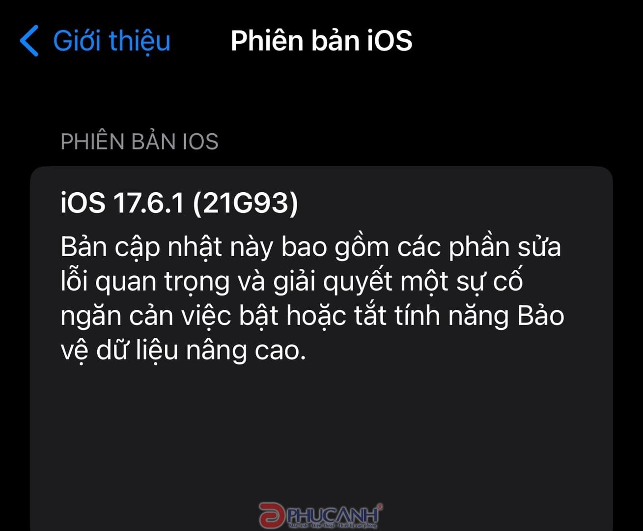 Đánh giá chi tiết iOS 17.6.1