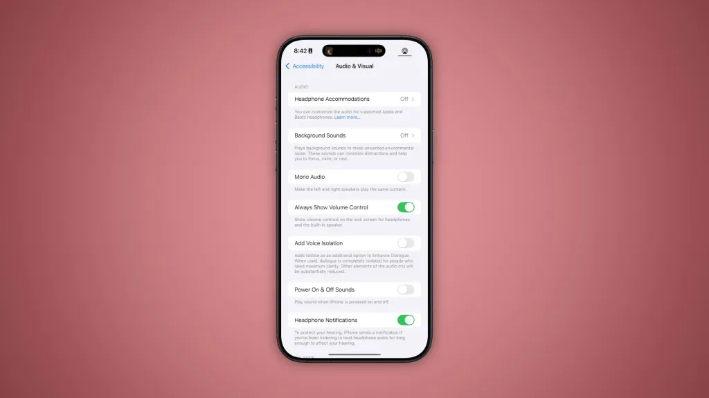 thanh trượt âm lượng màn hình khóa iPhone trên iOS 18.2