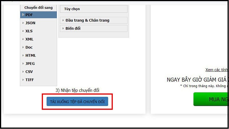 cách chuyển file XML sang PDF online