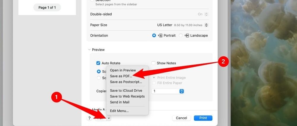 Sử dụng Save as PDF hoặc Print to PDF để gỡ mật khẩu
