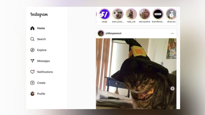 Instagram cập nhật lại giao diện web
