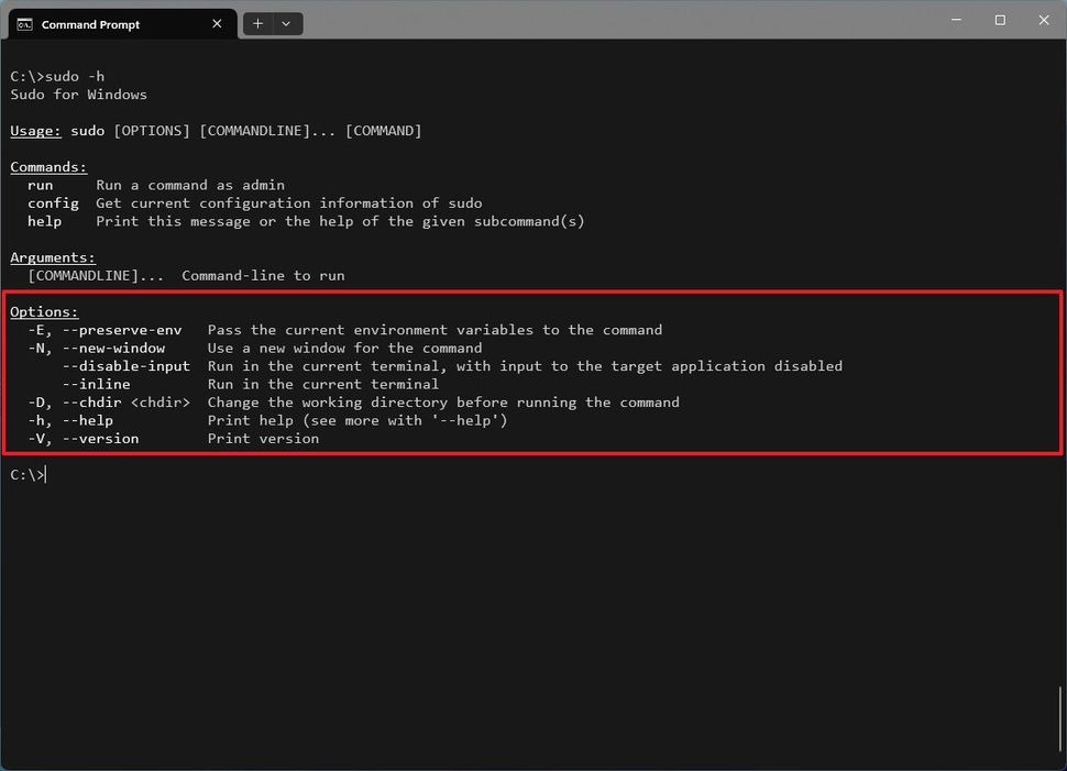 Cách chạy lệnh với Sudo trên Windows 11