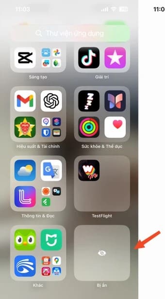 cách ẩn ứng dụng trên iPhone sử dụng iOS 18