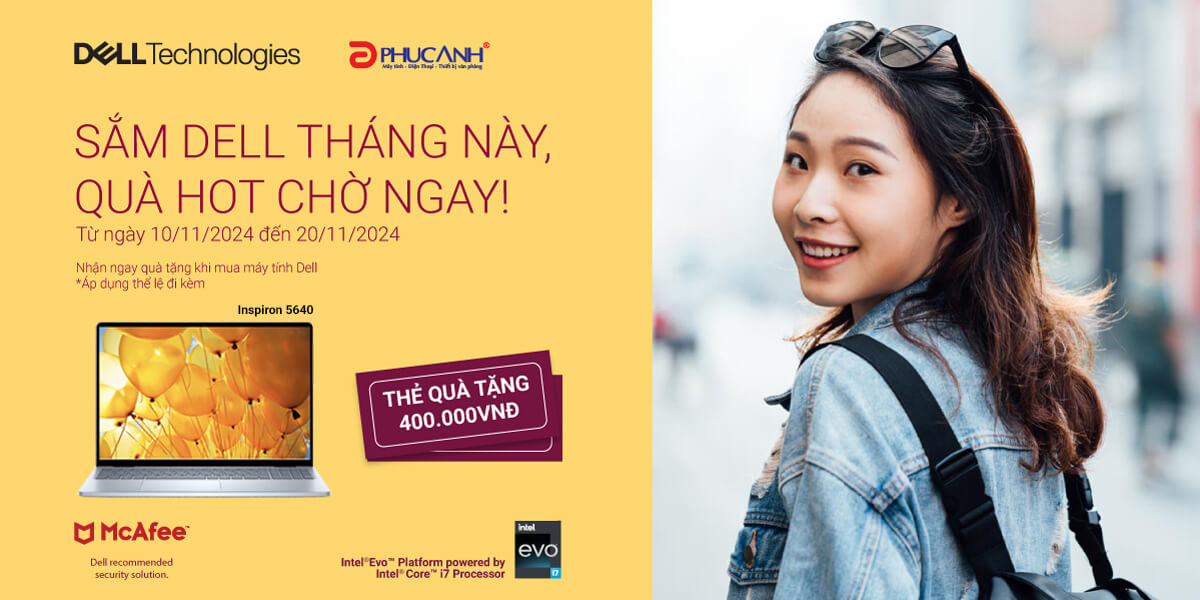 Sắm Dell Tháng Này, Quà Hot Chờ Ngay