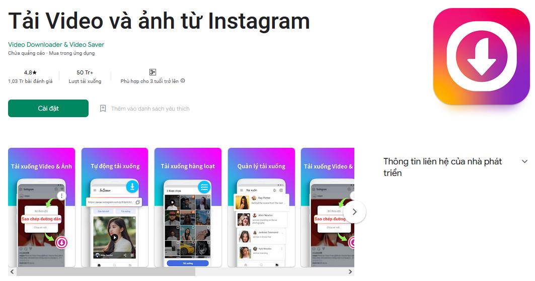 Tải story Instagram giúp người dùng thuận tiện hơn trong việc lưu trữ và tái sử dụng những bức ảnh và video yêu thích trên trang cá nhân của mình. Năm 2024, Instagram đã cập nhật thêm tính năng tải trực tiếp story của người khác, giúp người dùng không còn phải chụp ảnh lại mà vẫn có thể lưu giữ những khoảnh khắc tuyệt vời trên trang cá nhân của mình.