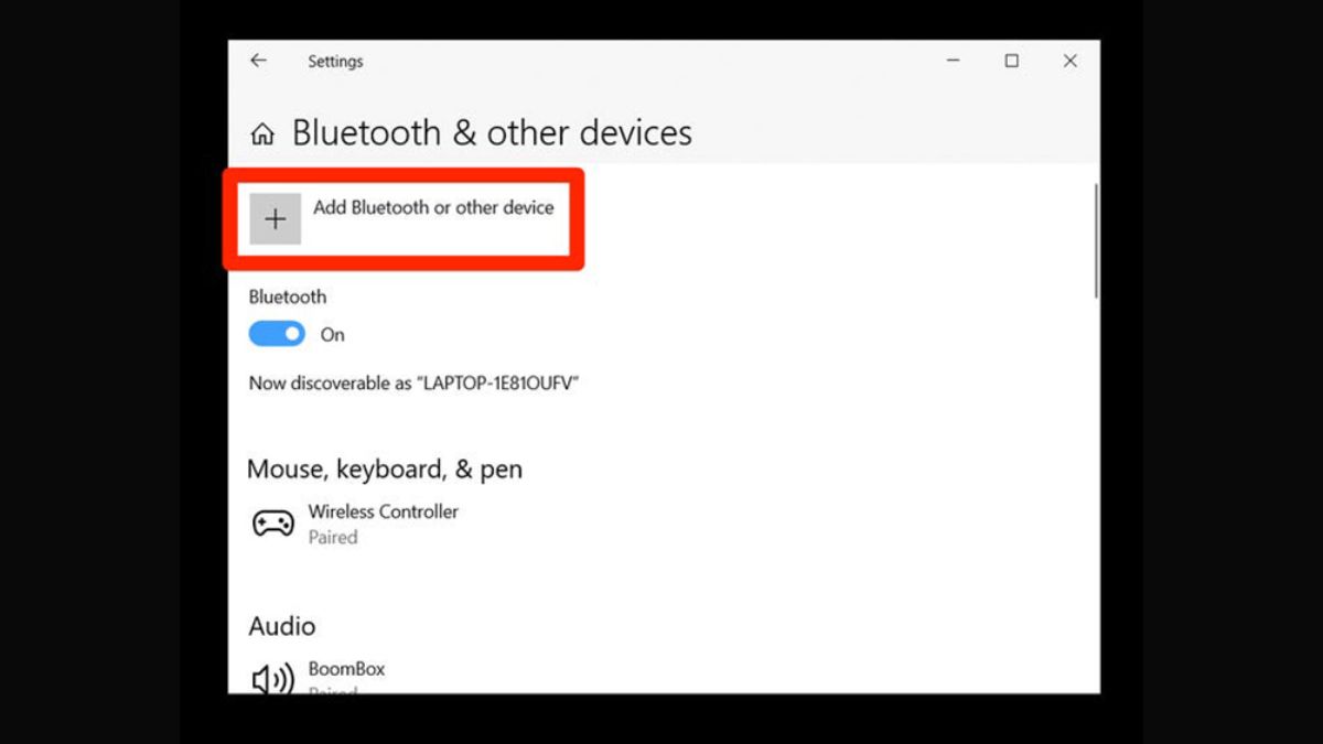Hướng dẫn cách kết nối bàn phím bluetooth với laptop
