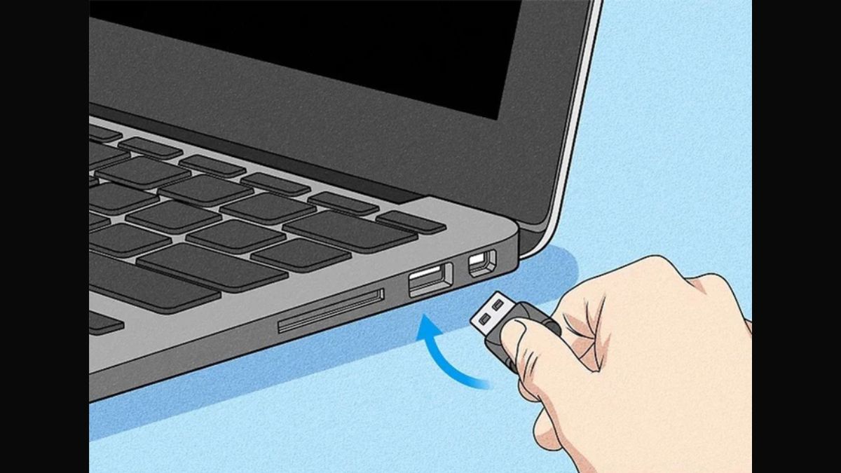 Kết nối bàn phím không dây với laptop