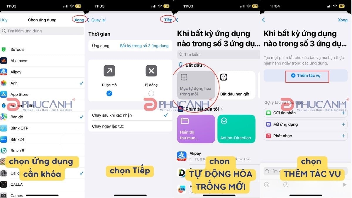 Hướng dẫn cách khóa ứng dụng trên iPhone