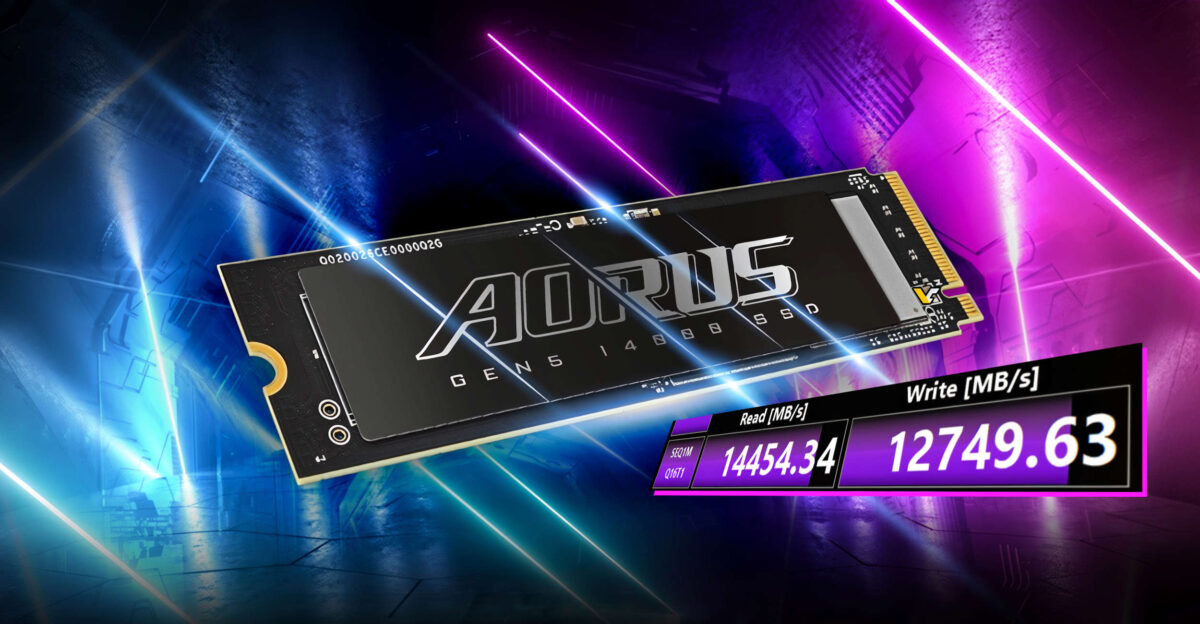 SSD AORUS 14000 PCIe Gen5