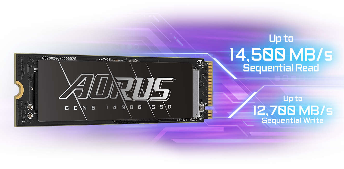 SSD AORUS 14000 PCIe Gen5