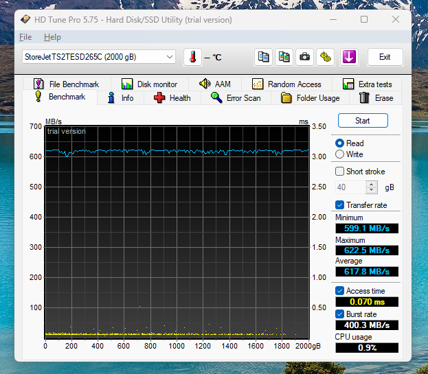 Review SSD Transcend ESD265C