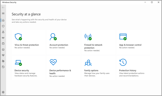 Bật ứng dụng Windows Security hay tải các chương trình diệt virus về máy