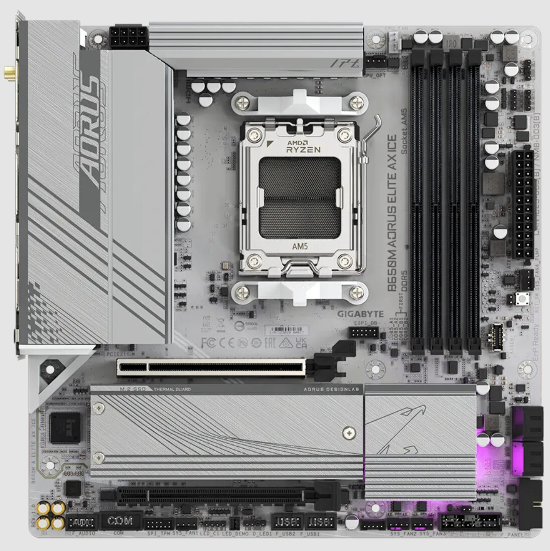 Gigabyte ra mắt thêm bo mạch chủ màu trắng cho CPU AMD