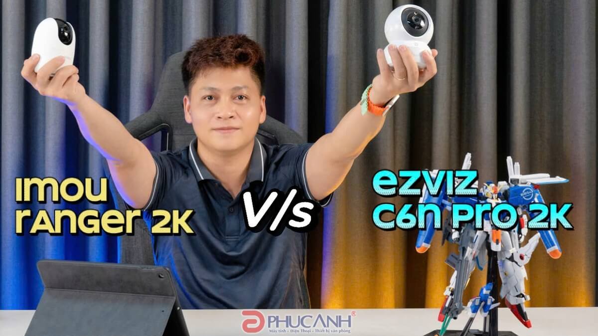 đánh giá camera EZVIZ C6N PRO 2K và IMOU A32EP 2K