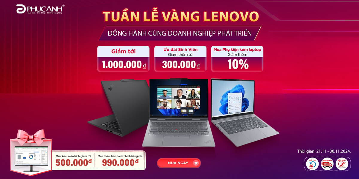 Tuần lễ vàng Lenovo - Đồng hành của Doanh nghiệp