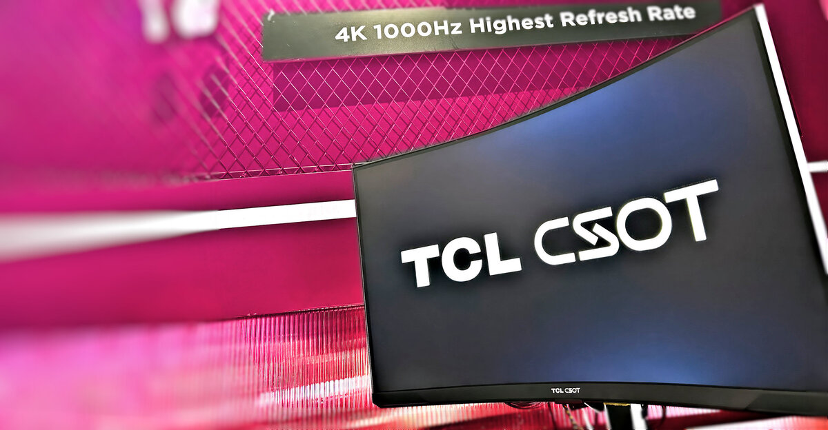 TCL CSOT ra mắt tấm nền 4K 1000 Hz