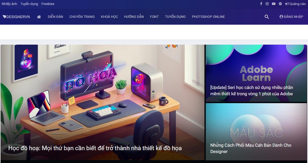 Trang web cung cấp font chữ Việt hóa tiện ích cho dân thiết kế