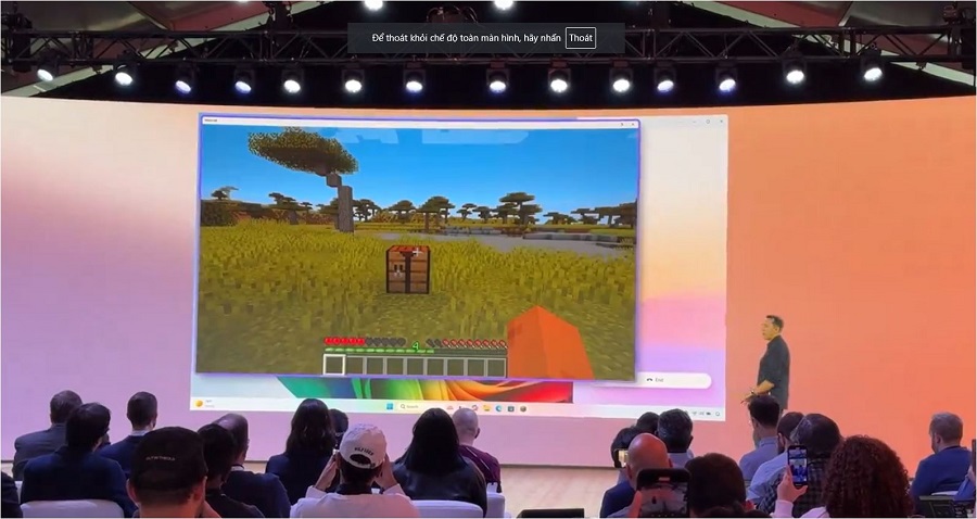 Microsoft Copilot sẽ được nhúng trực tiếp vào trò chơi điện tử bắt đầu với Minecraft