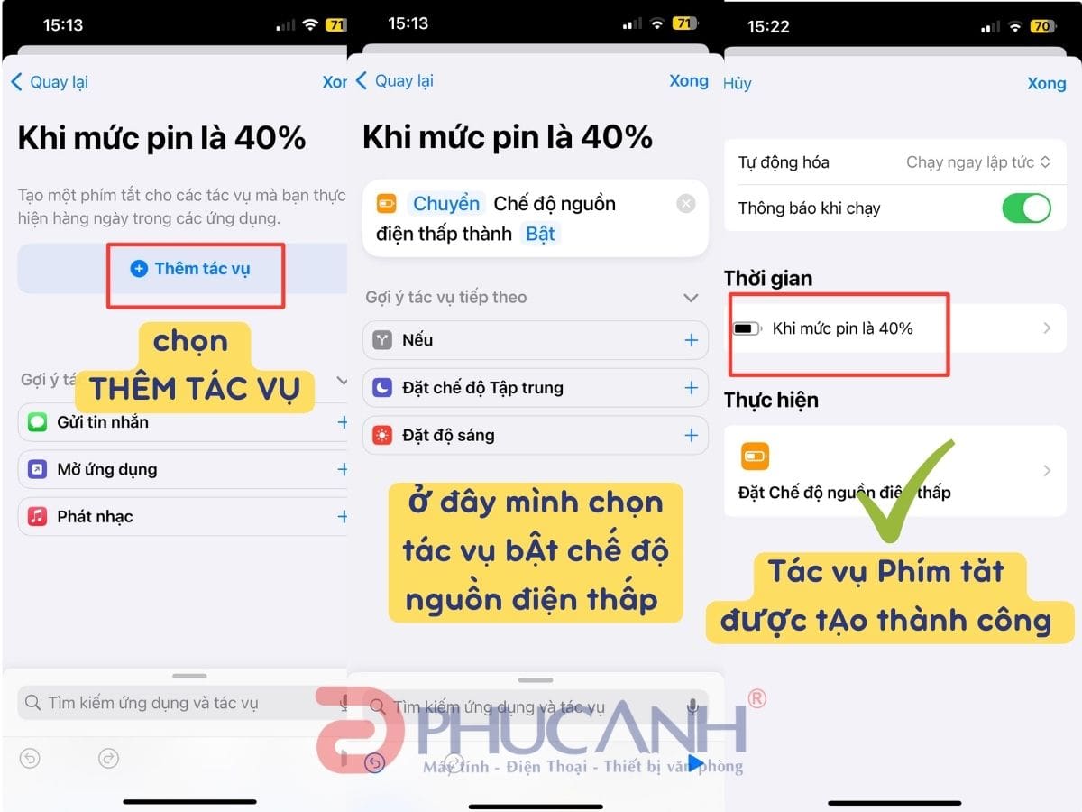 lệnh Phím Tắt - Shortcut hữu ích