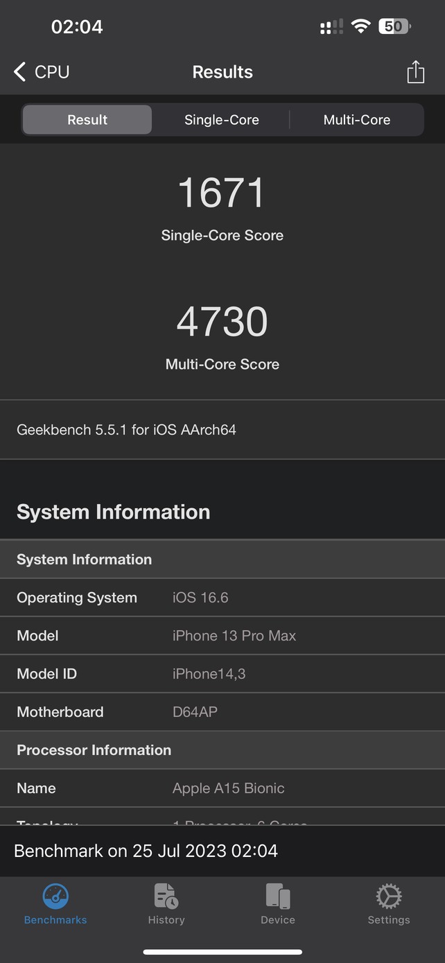 Nâng cấp iOS 16.6