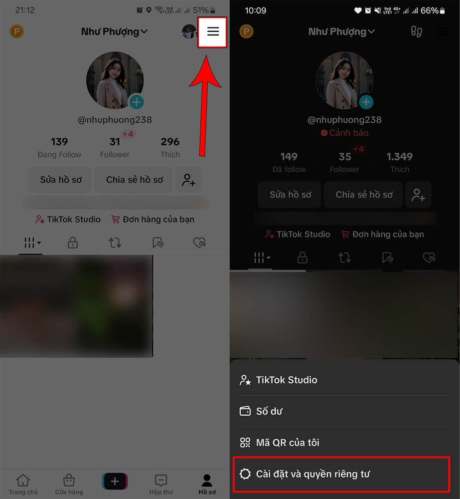 xác thực tài khoản Tiktok bằng số điện thoại