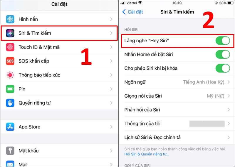 Hướng dẫn chi tiết cách bật Hey Siri trên iPhone  