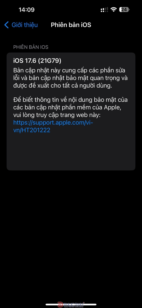 Đánh giá Apple iOS 17.6 