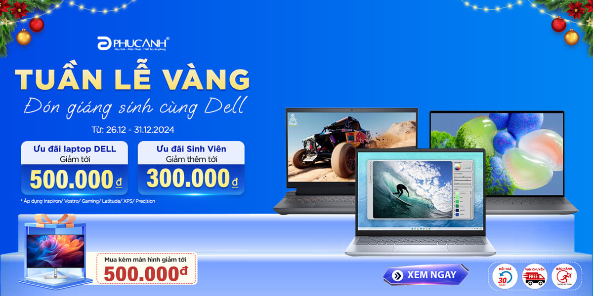 Tuần lễ vàng Dell - Cùng Dell Đón năm mới