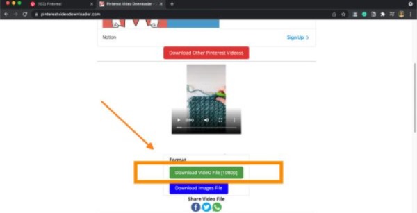 Cách tải video Pinterest xuống máy tính để bàn