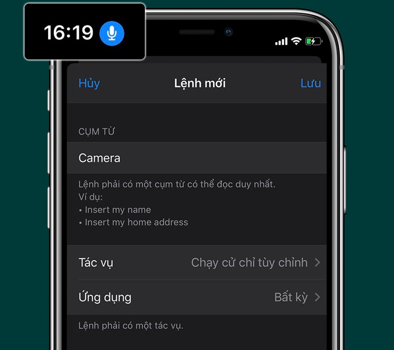 cách chụp ảnh bằng giọng nói trên iPhone