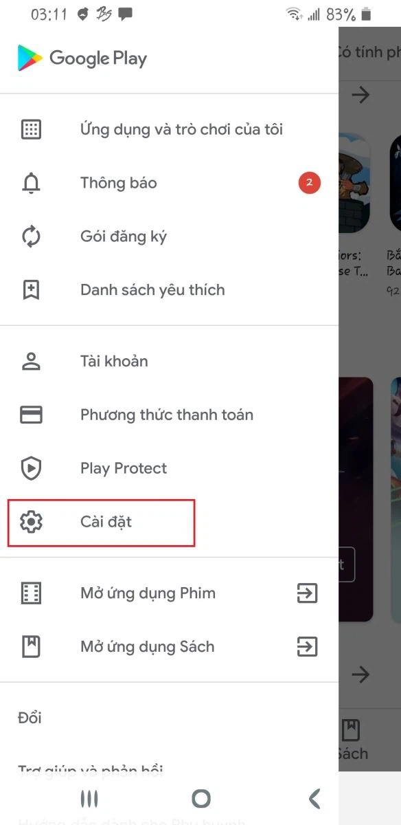 Sử dụng Quyền kiểm soát của cha mẹ