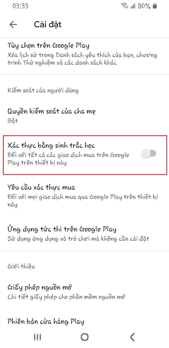 Hoàn tiền trên Google Play Store