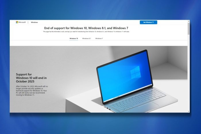 Microsoft đưa ra lời nhắc nhở về việc ngừng hỗ trợ Windows 10