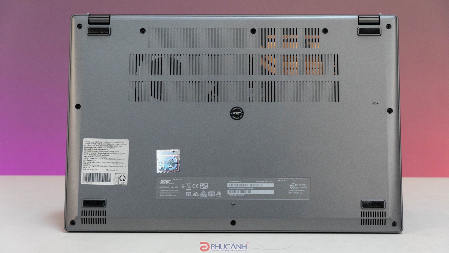 Ngoại hình Acer Aspire A515 58M 56YX 