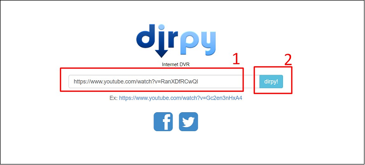 Cách tải nhạc Youtube về MP3 trên Dirpy.com
