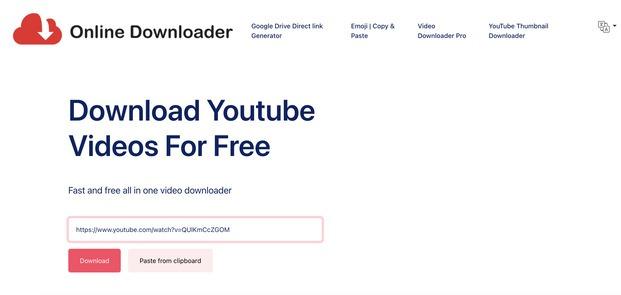 Dùng onlinedownloader.net để tải MP3 từ YouTube miễn phí