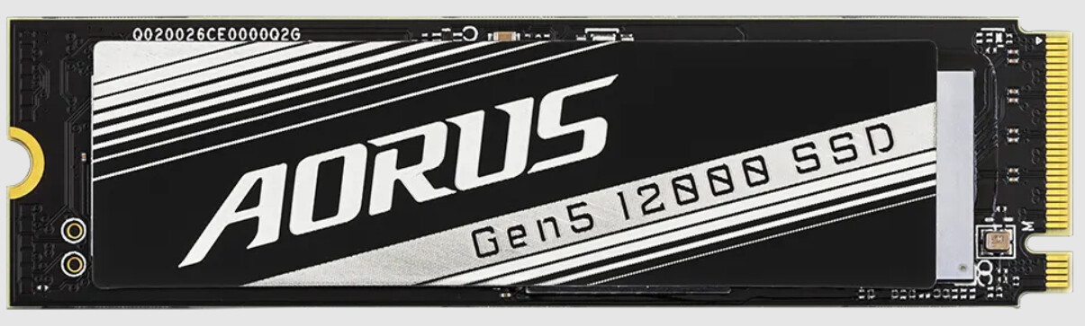 Gigabyte ra mắt SSD AORUS Gen5 12000