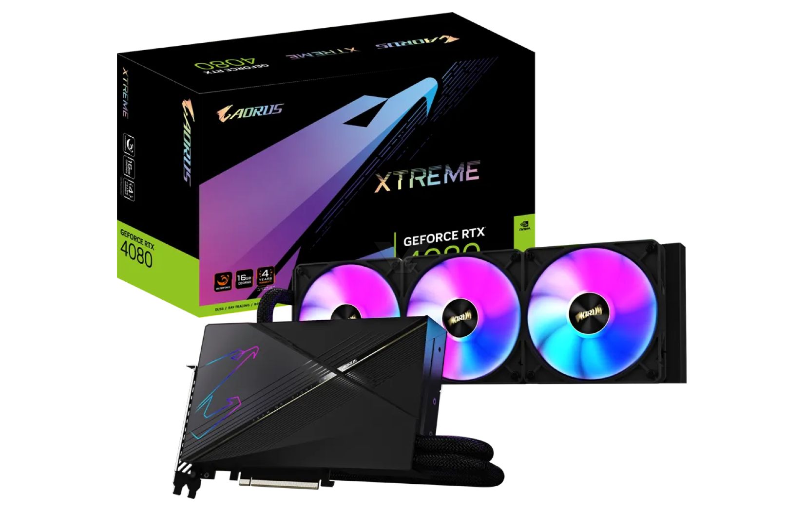 Card AORUS GeForce RTX 5090 Xtreme WaterForce